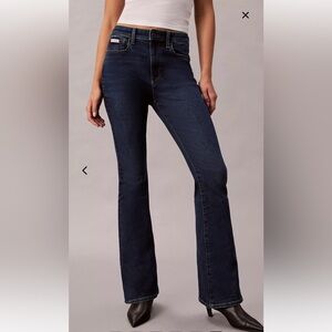 Calvin Klein High Rise Flared Jeans